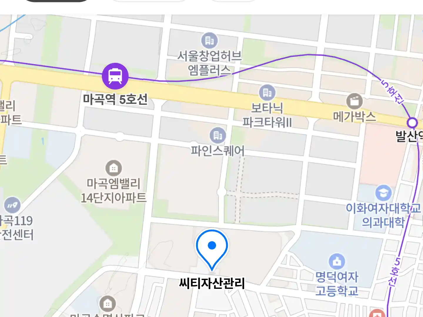 씨티자산관리 위치