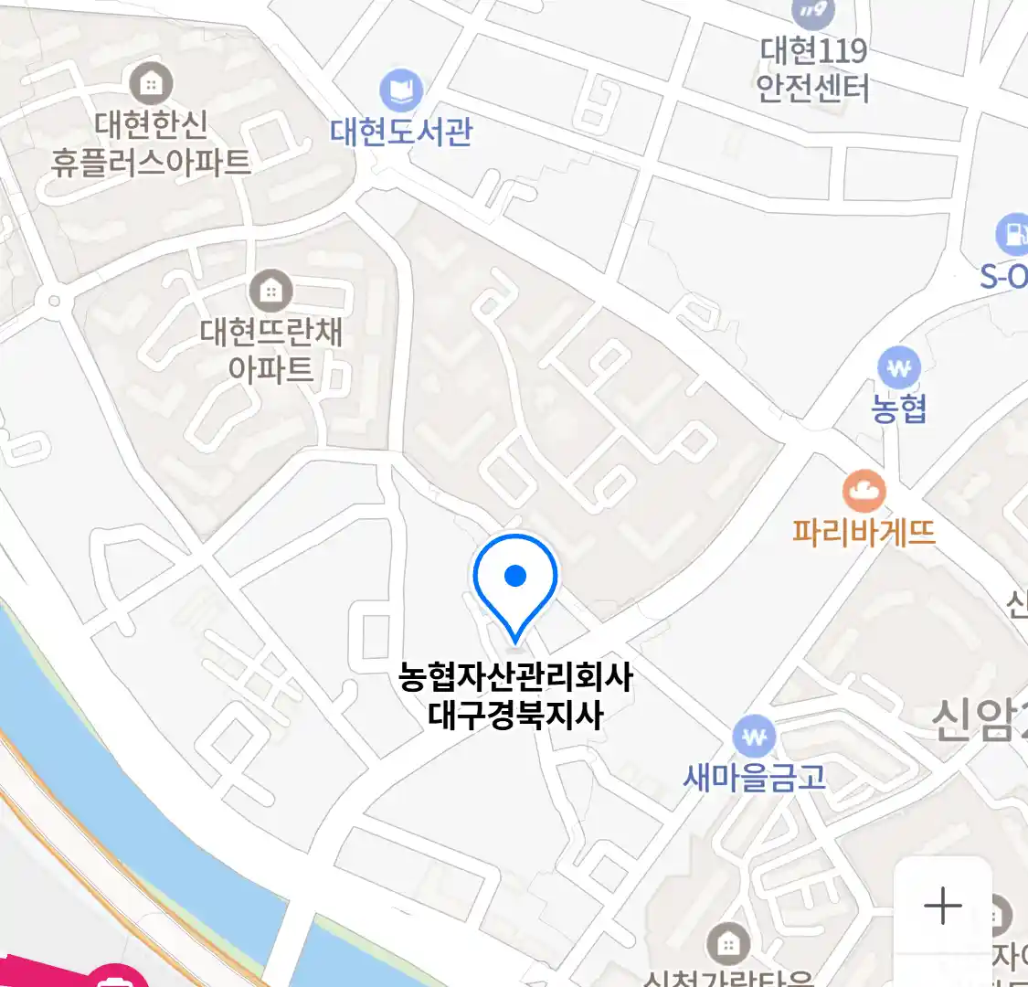 농협자산관리회사 대구경북지사 위치