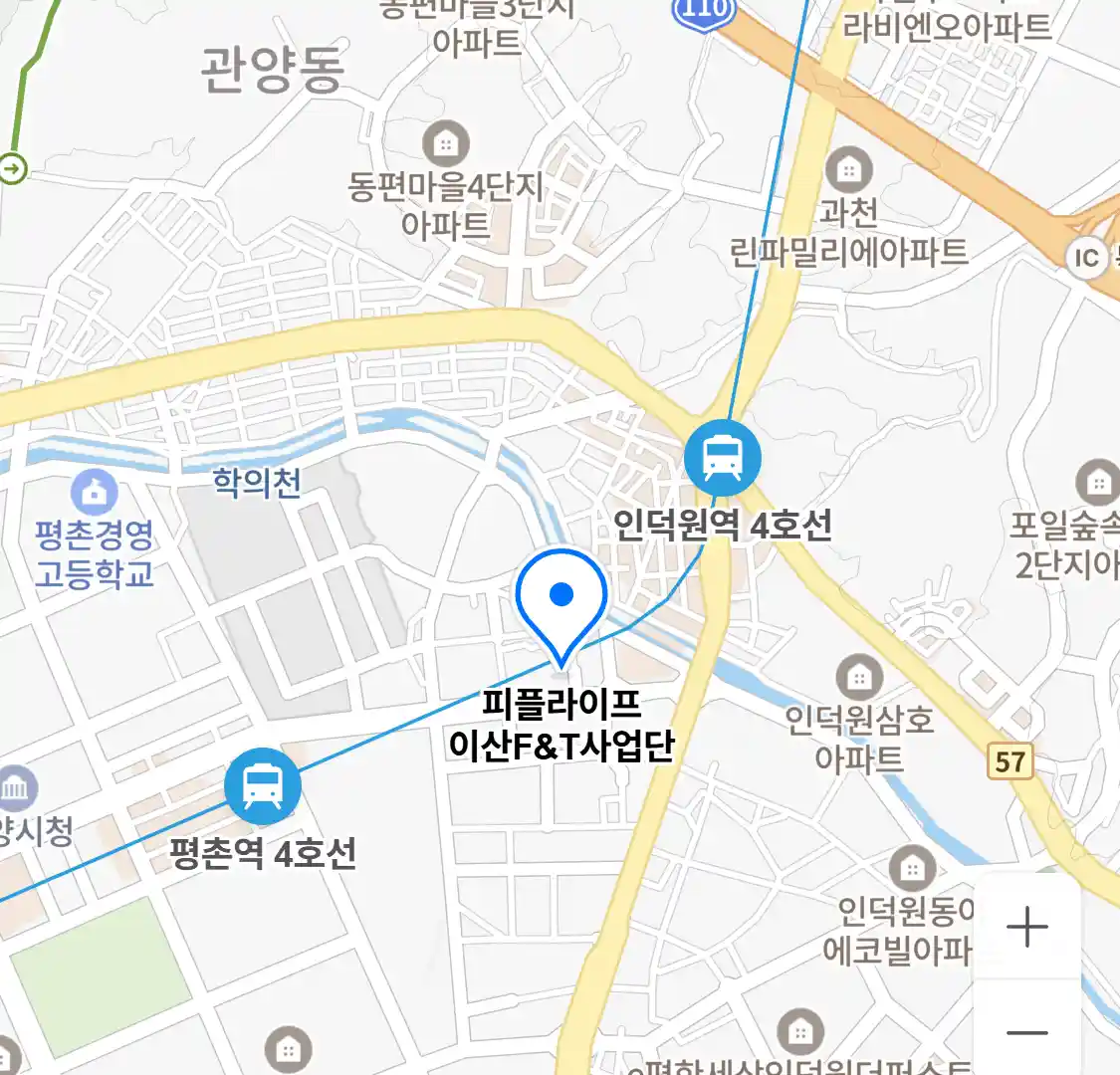 피플라이프 이산F&T사업단 위치