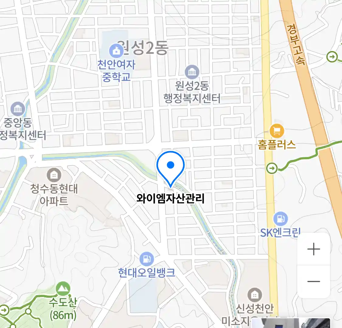 와이엠자산관리 위치