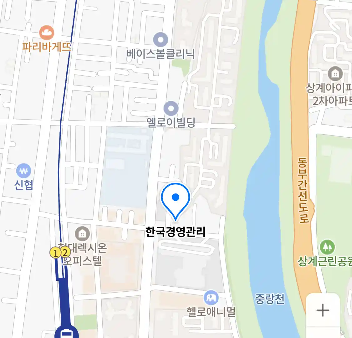 한국경영관리 위치