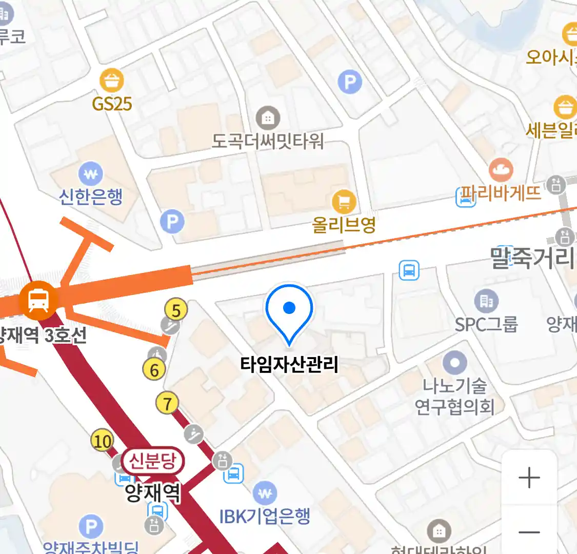 타임자산관리 위치