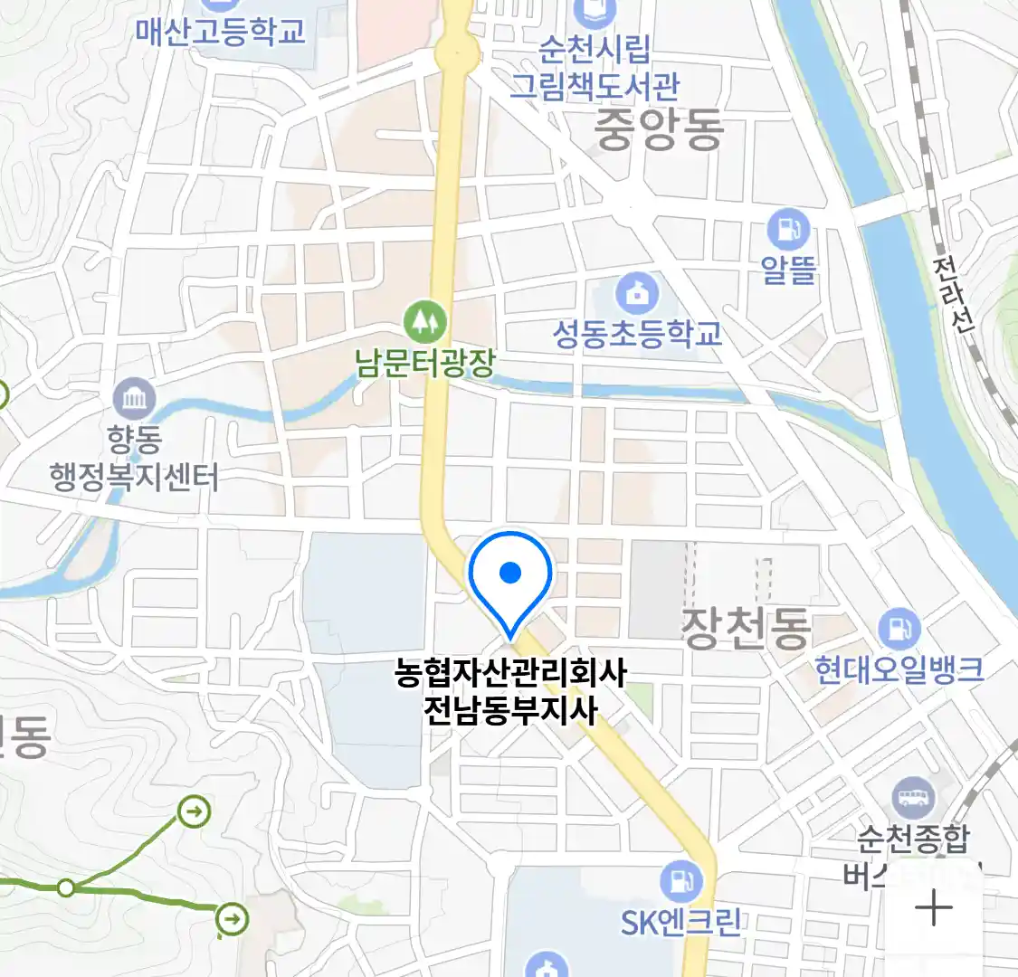 농협자산관리회사 전남동부지사 위치